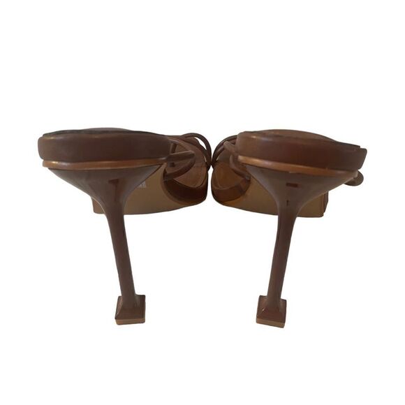 Sheln Square Open Toe Strappy Stiletto Sandals in Ladies Size 8.5 - Picture 5 of 8